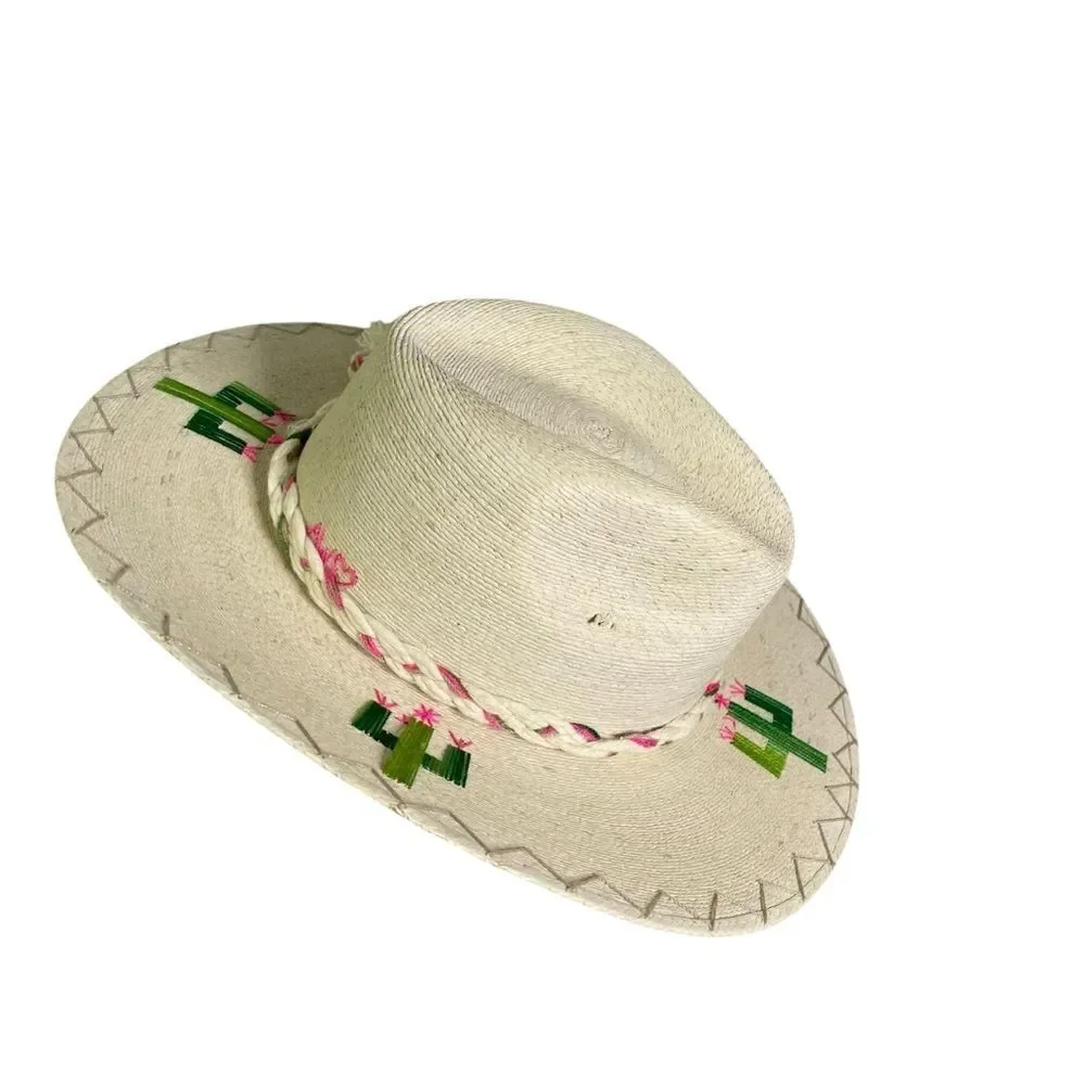 Corazon Playero Exclusive Cactus Embroidered Sun Hat